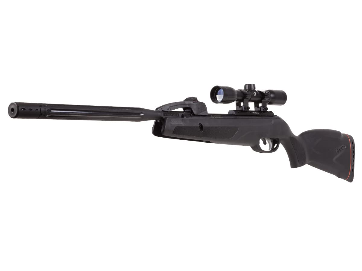 Gamo Swarm Whisper Multi-Shot Air Rifle - .22 Caliber Break Barrel Air Gun with 10X Quick-Shot Technology - Perfect for Hunting, Pest Control & Target Shooting