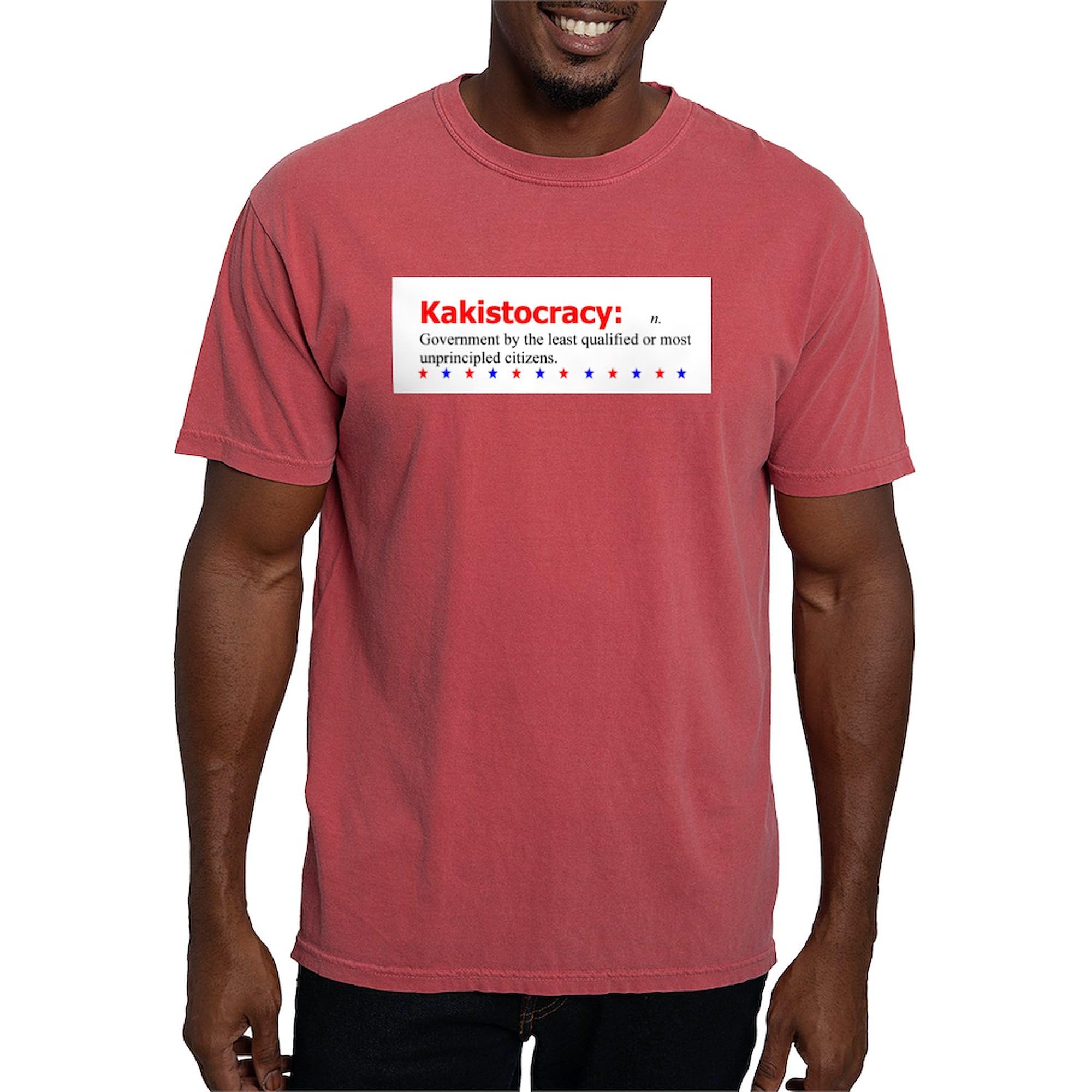 Kakistocracy T-Shirt for Men | Comfort Colors Cotton Tee | Political Satire Graphic Shirt | Casual Wear & Protest Outfit