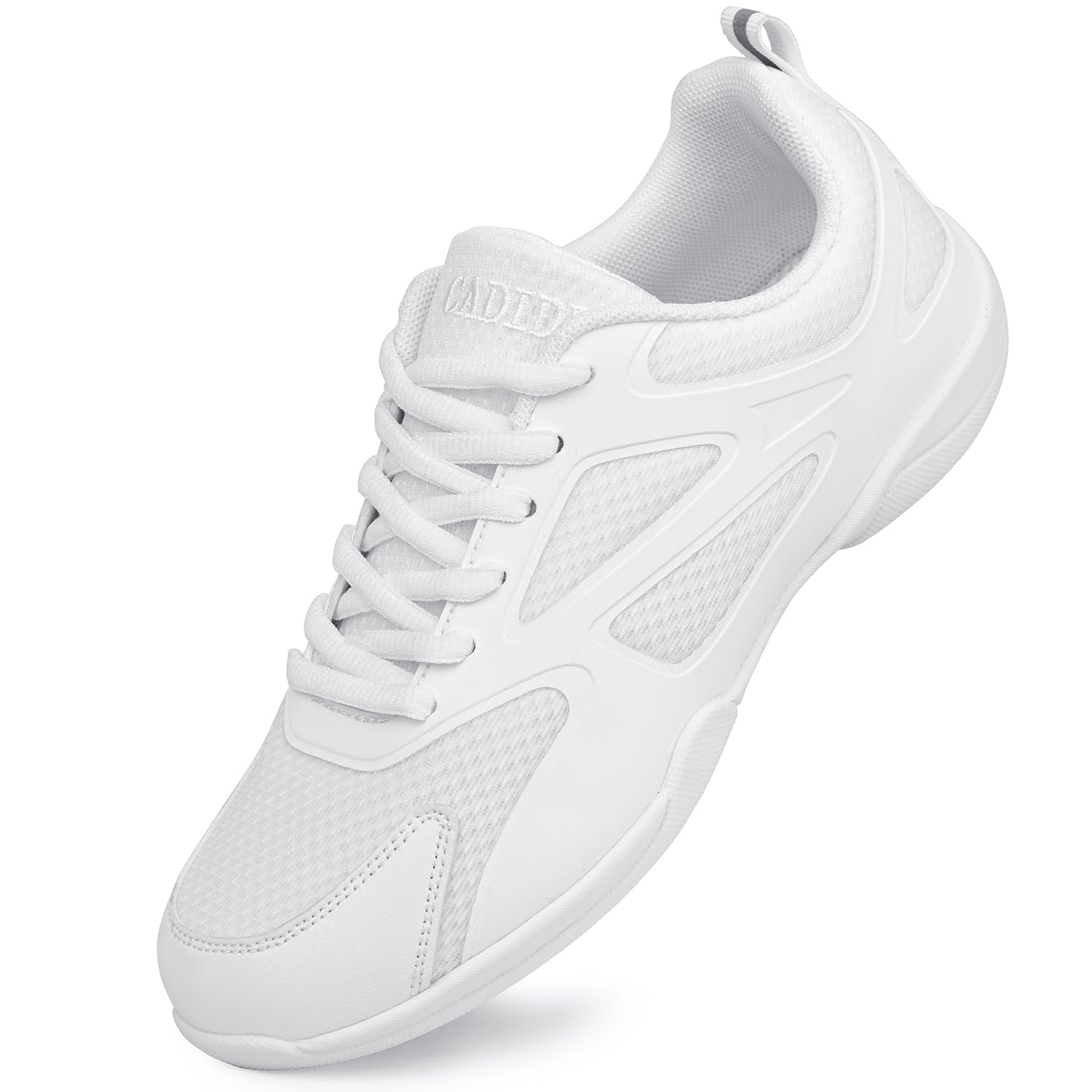 CADIDL Women's White Cheerleading Shoes - Lightweight Dance Shoes for Cheer, Pom, Dance Team & Gymnastics - Perfect for Competitions, Performances & Practice