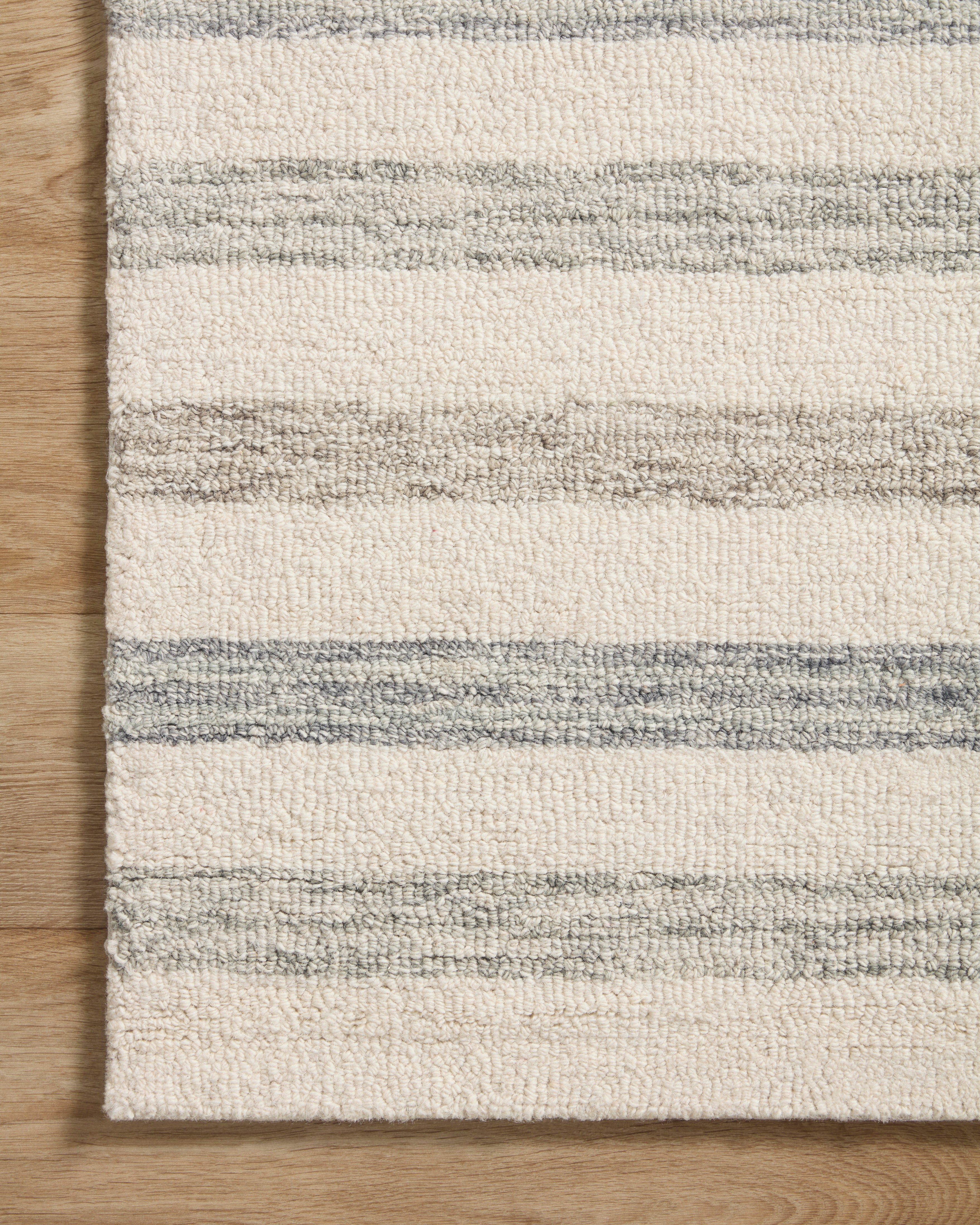 Chris Ivory and Slate Rug - Premium Handmade Area Rug for Living Room, Bedroom & Office - Soft & Durable Home Decor