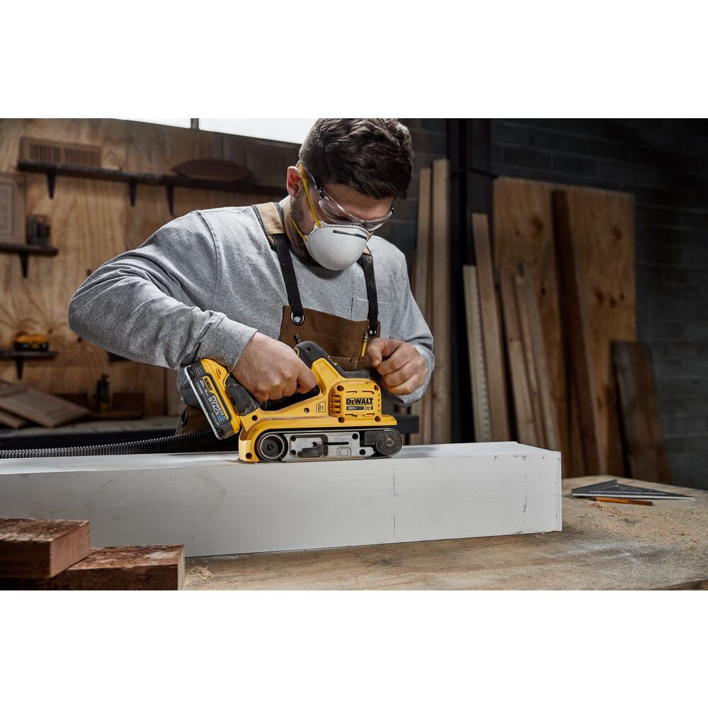 DEWALT DCW220B 20V MAX XR Brushless Cordless Belt Sander (Tool Only) - Perfect for Woodworking, Sanding Floors & DIY Projects