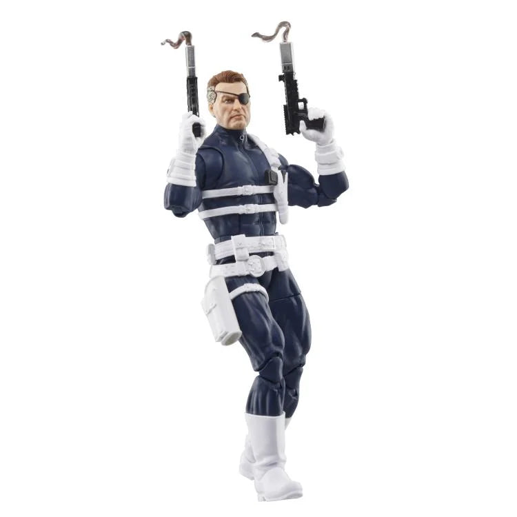 Captain America Marvel Legends S.H.I.E.L.D. Three-Pack Action Figure Set | Collectible Avengers Toys for Display & Play | Perfect for Marvel Fans & Collectors