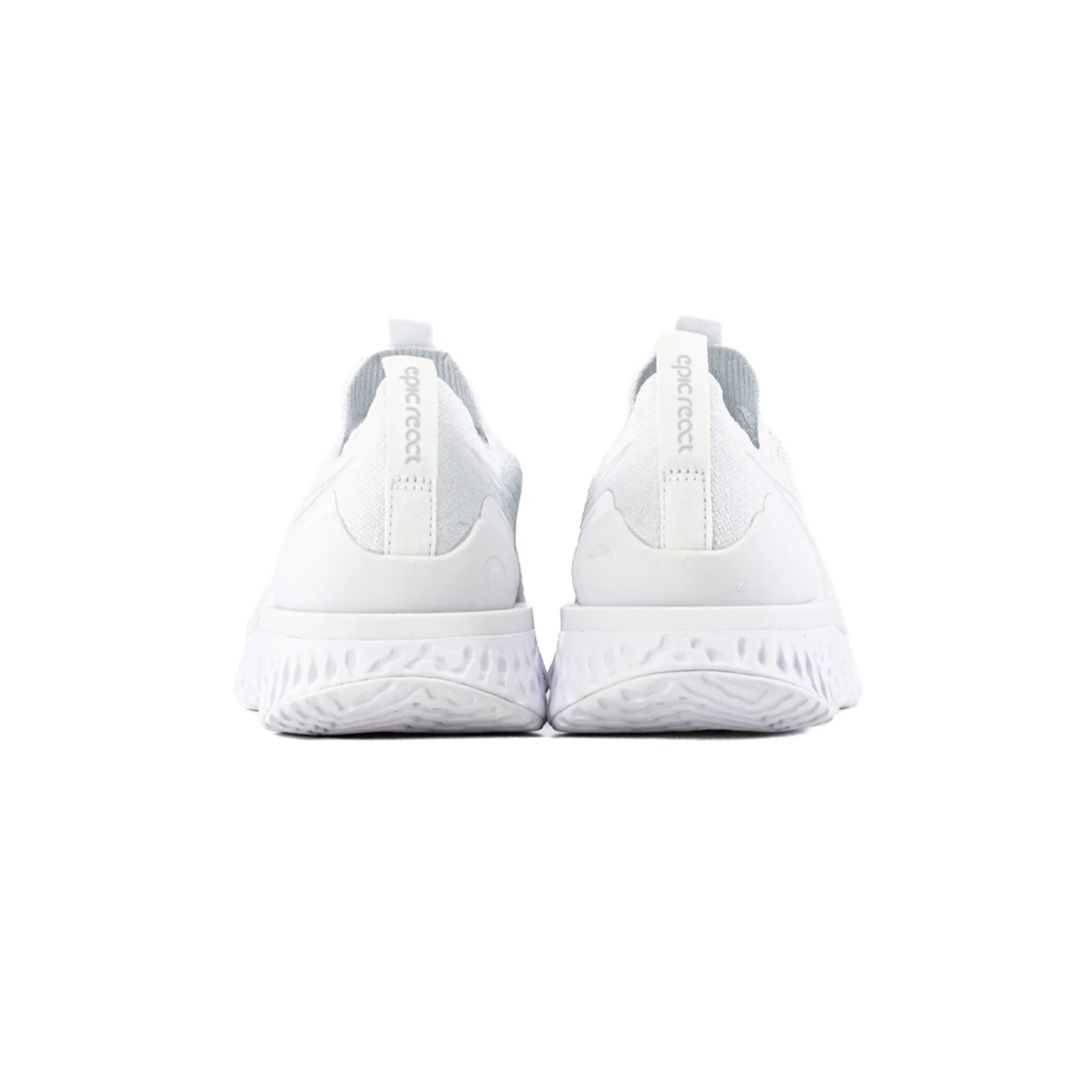 Epic Phantom React Flyknit Running Shoes for Women - White Pure Platinum (2019) | Lightweight & Comfortable for Jogging, Gym Workouts & Daily Wear