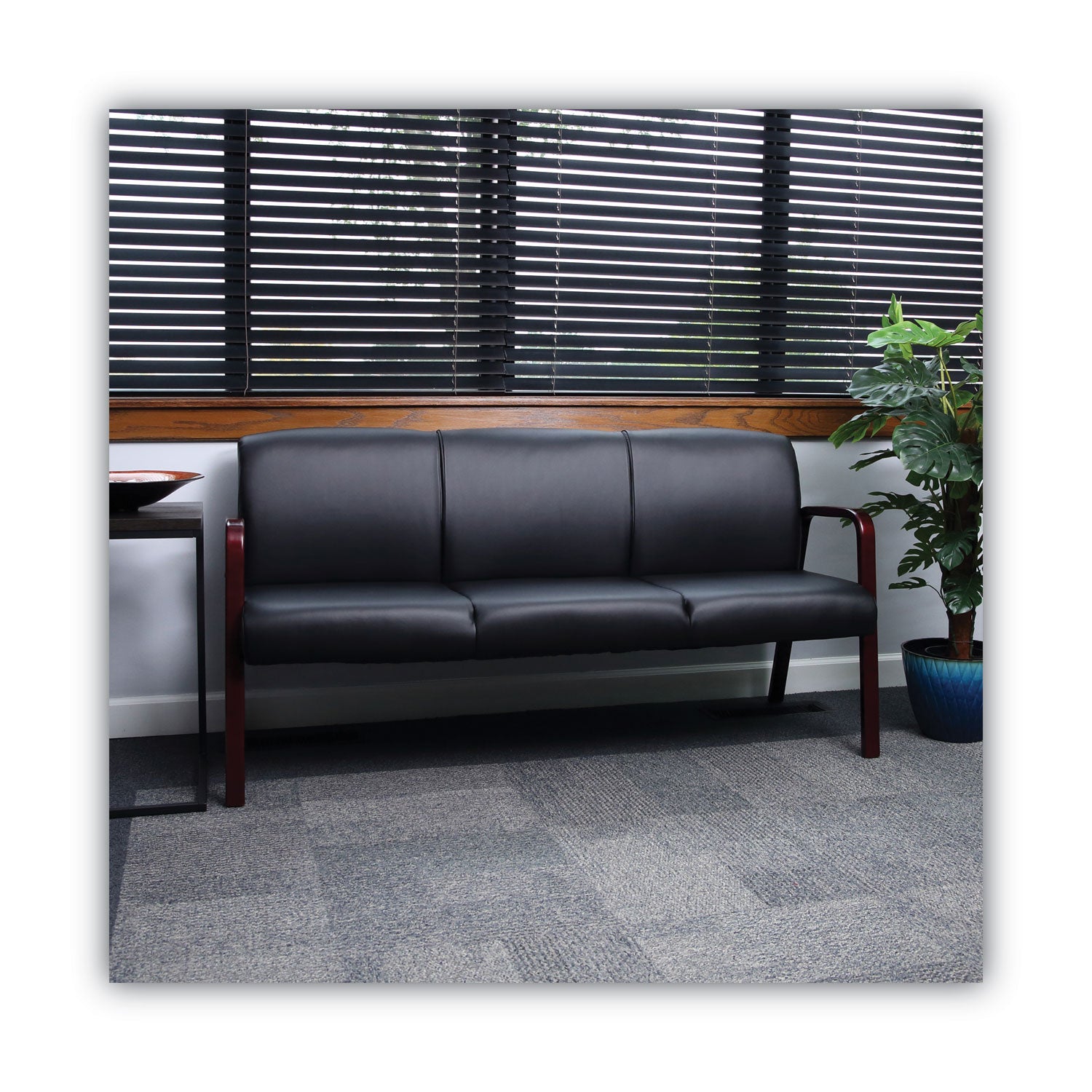 Alera WL Series 3-Seat Reception Lounge Sofa - 65.13