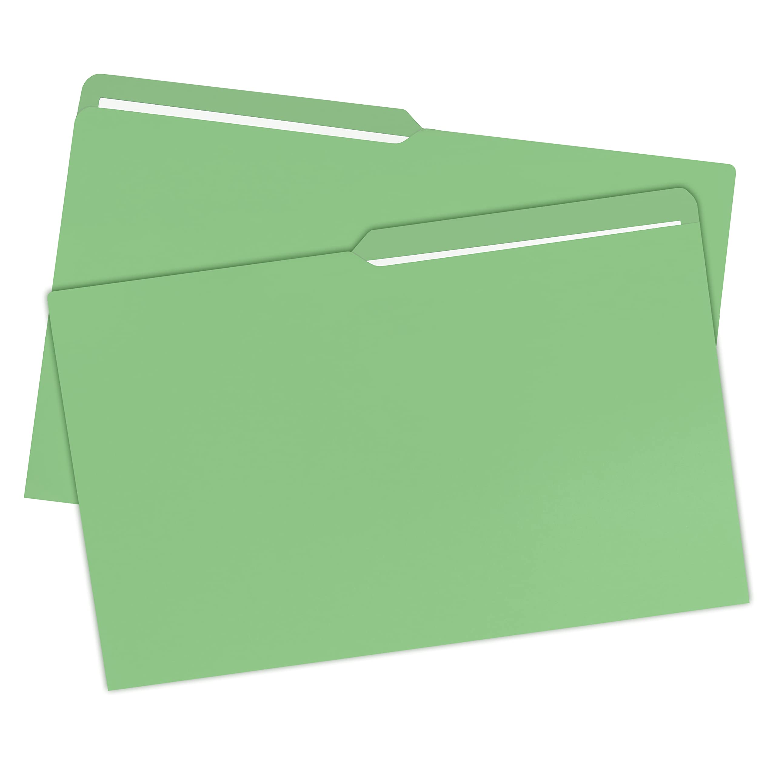uBoxes Legal Folders - 100 Pack (4 Boxes of 25) - Green Letter Size File Folders for Office, Court & Document Organization | Perfect for Lawyers, Paralegals & Legal Professionals