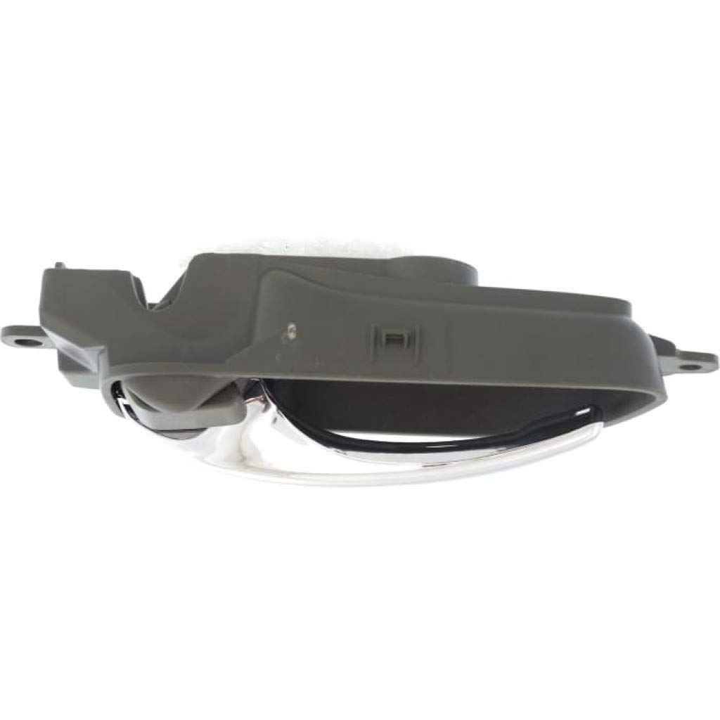Nissan Altima Interior Door Handle Front & Rear Chrome Lever with Lock Button - Compatible with 2013-2016 Models | Driver Side Replacement Part | Perfect for Car Repair & Maintenance