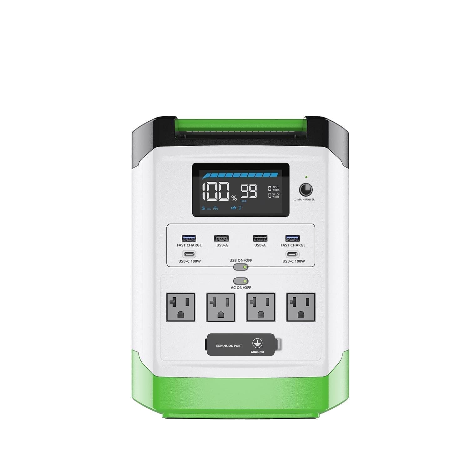 Refurbished Nature's Generator Lithium 1800 - Portable Solar Power Station for Camping, RV & Emergency Backup (Renewed)
