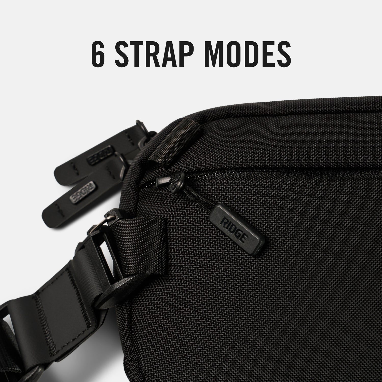 Commuter Sling Bag Royal Black - Lightweight Crossbody Bag for Men & Women - Perfect for Travel, Work & Everyday Use