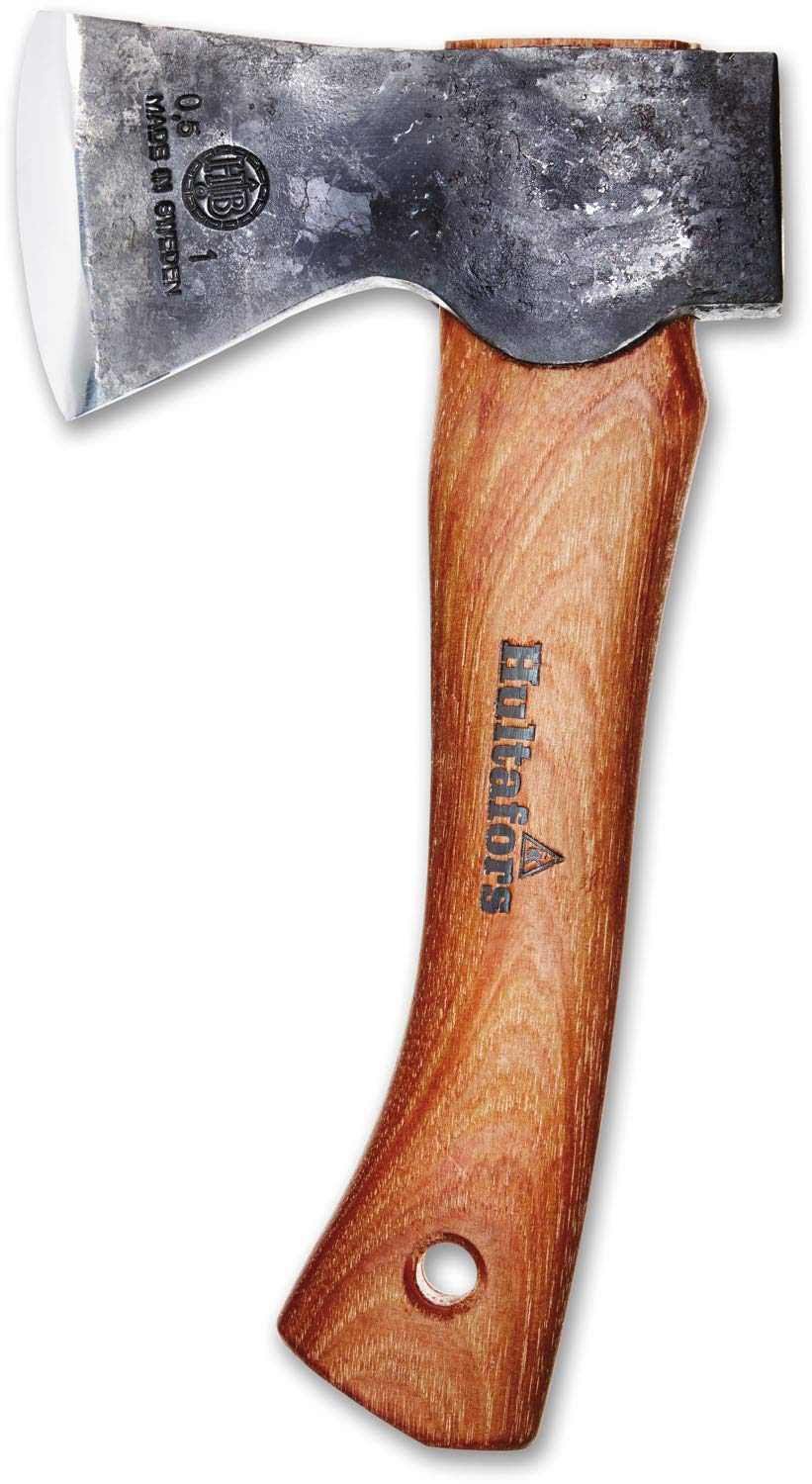 Hults Bruk Agelsjon Hand Hatchet - Premium Swedish Axe for Camping, Hiking & Outdoor Survival | Durable Wood Chopping Tool for Firewood & Bushcraft