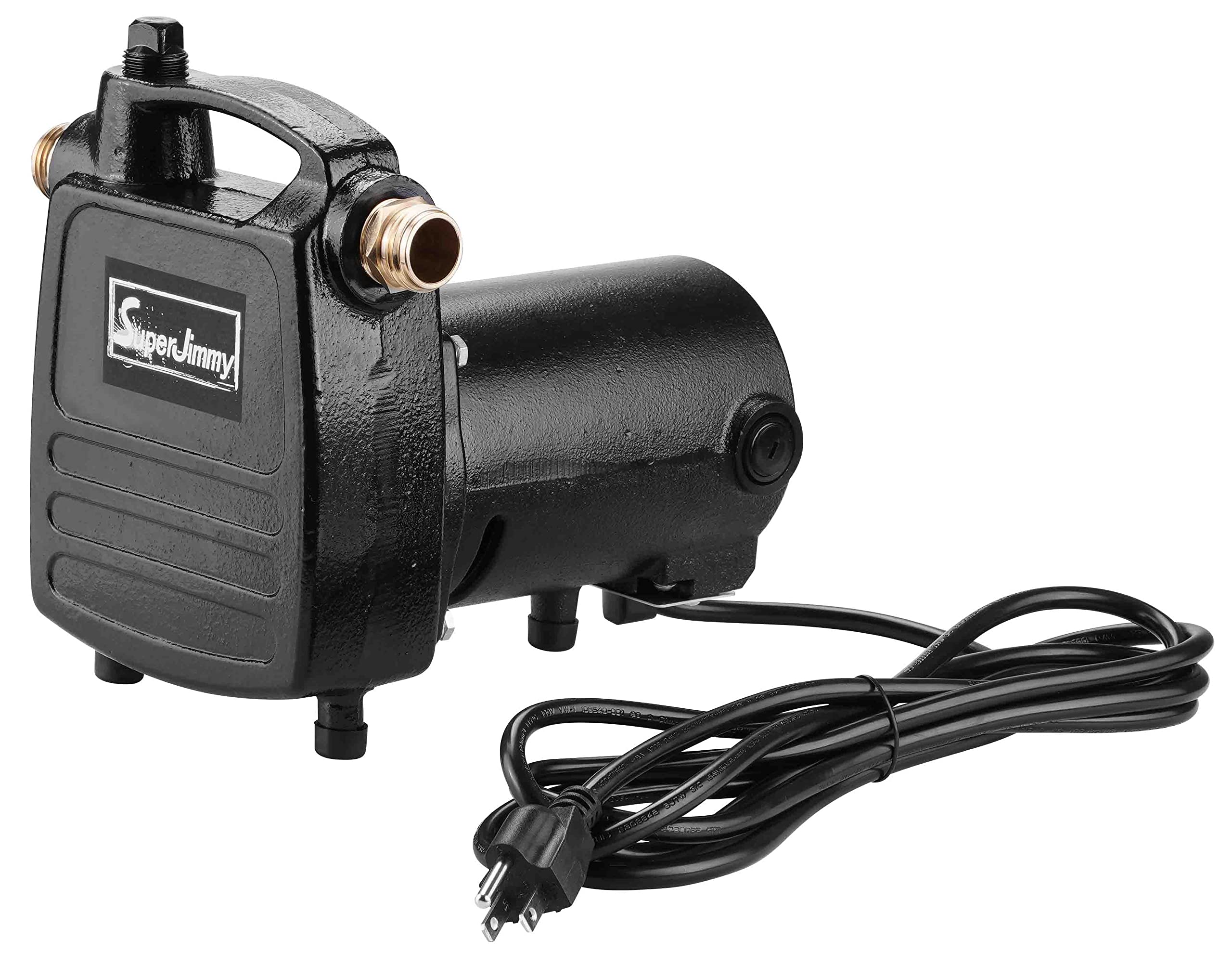 115Volt 1/2HP 1500 GPH Portable Utility Water Transfer Pump with Cast Iron Casing & On/Off Switch - Ideal for Basement Flooding, Pool Draining, and RV Water Transfer
