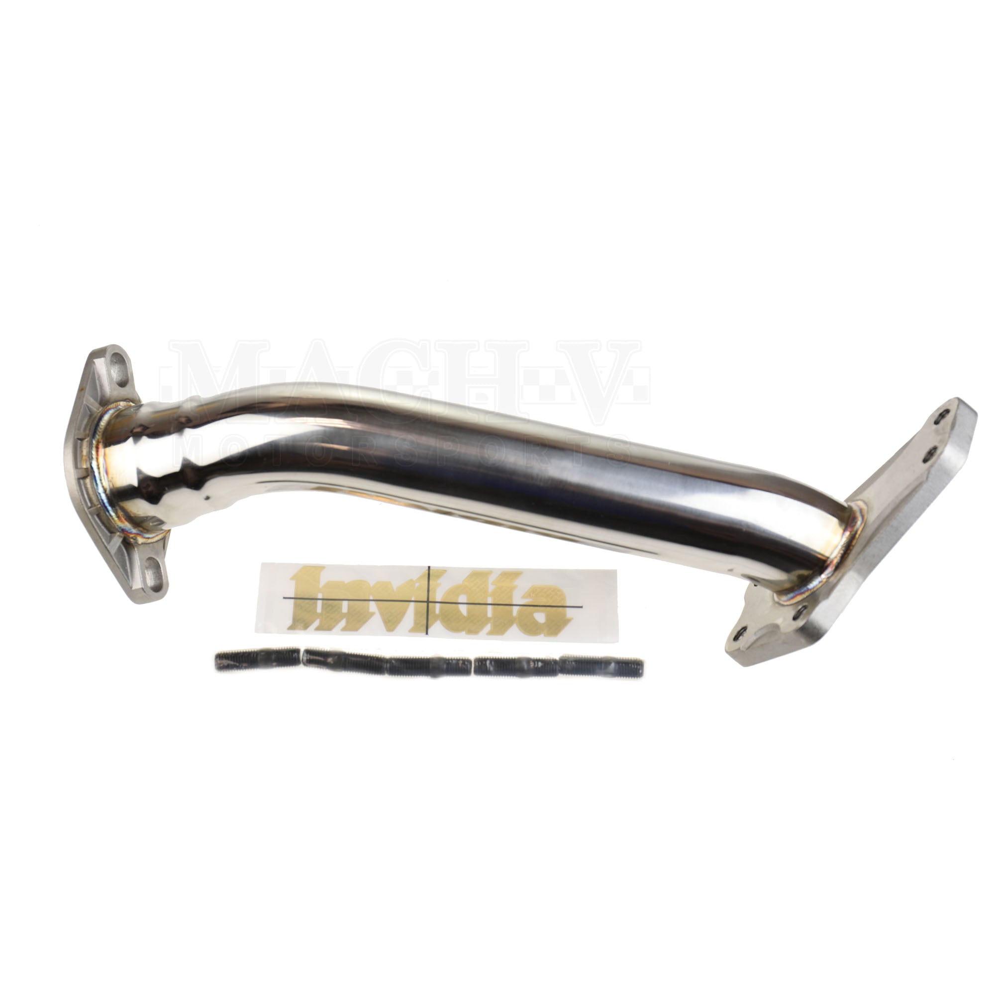 Invidia Up Pipe for 2002-2014 Subaru WRX & 2004-2021 STI - High Performance Exhaust Upgrade for Turbo Boost & Engine Efficiency