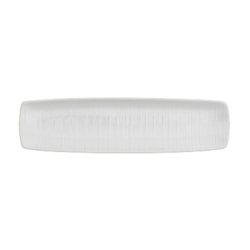 Alani 020656 Embossed Rectangular Serving Platter - 14.25