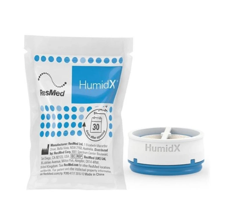 AirMini HumidX 1pk - Portable Humidifier for CPAP Machines | Travel-Friendly & Hygienic Solution for Dry Air Relief | Perfect for Home, Office & Travel Use