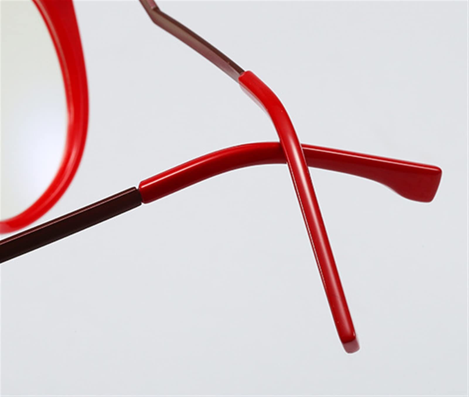 Trendy KDOQ Anti-Blue Light Reading Glasses for Women - Fashionable Cat Eye TR90 Frame with Wavy Temples | Lightweight & Durable | Perfect for Office Work, Screen Time & Reading