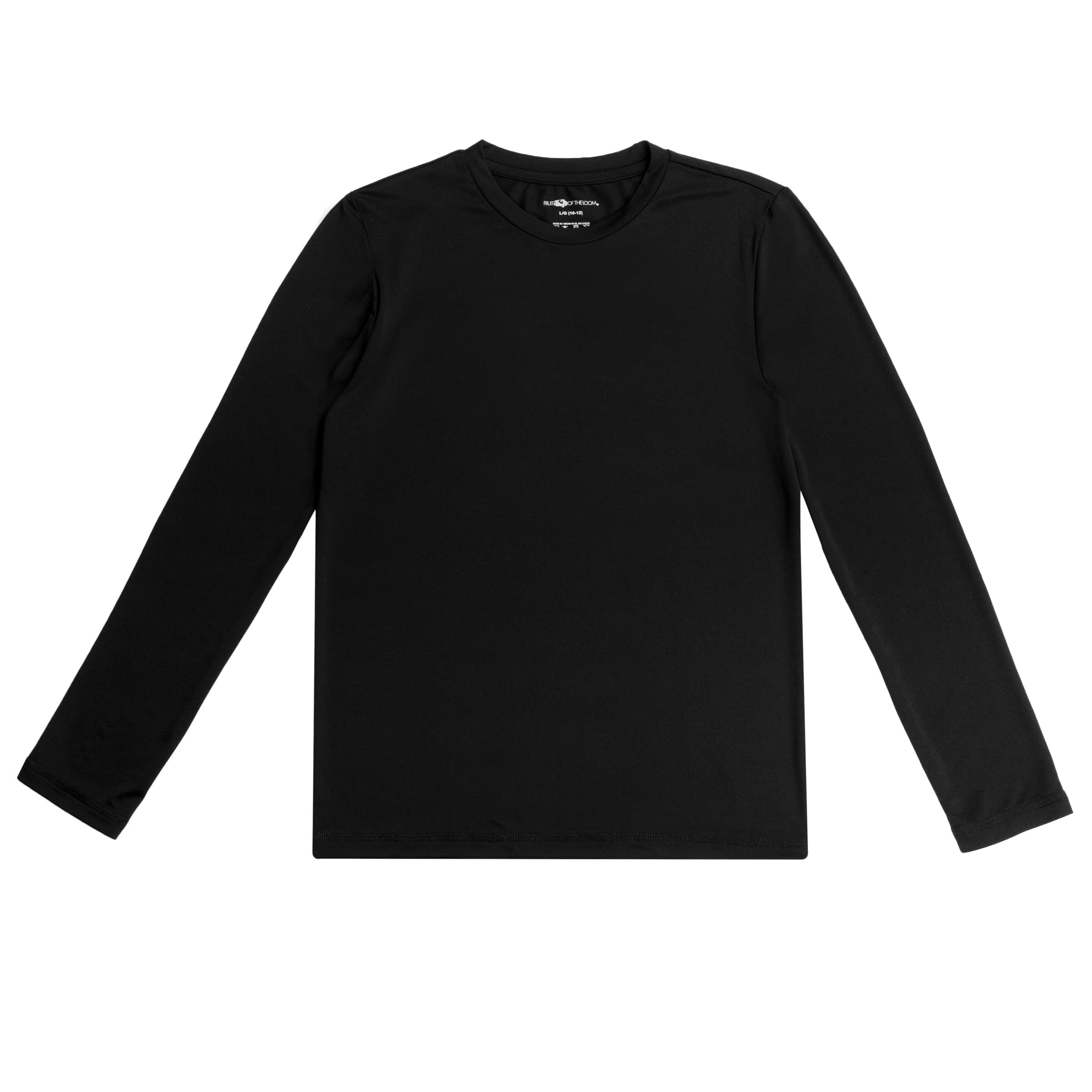Fruit of the Loom Boys' Performance Baselayer Thermal Underwear Set - Warm Long Sleeve Shirt & Pants for Winter Sports, Outdoor Activities & Cold Weather Layering