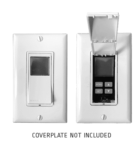 Amba ATW T24 7-Day Programmable Hardwired Timer Switch - Leviton Compatible for Home Automation, Lighting Control & Energy Savings