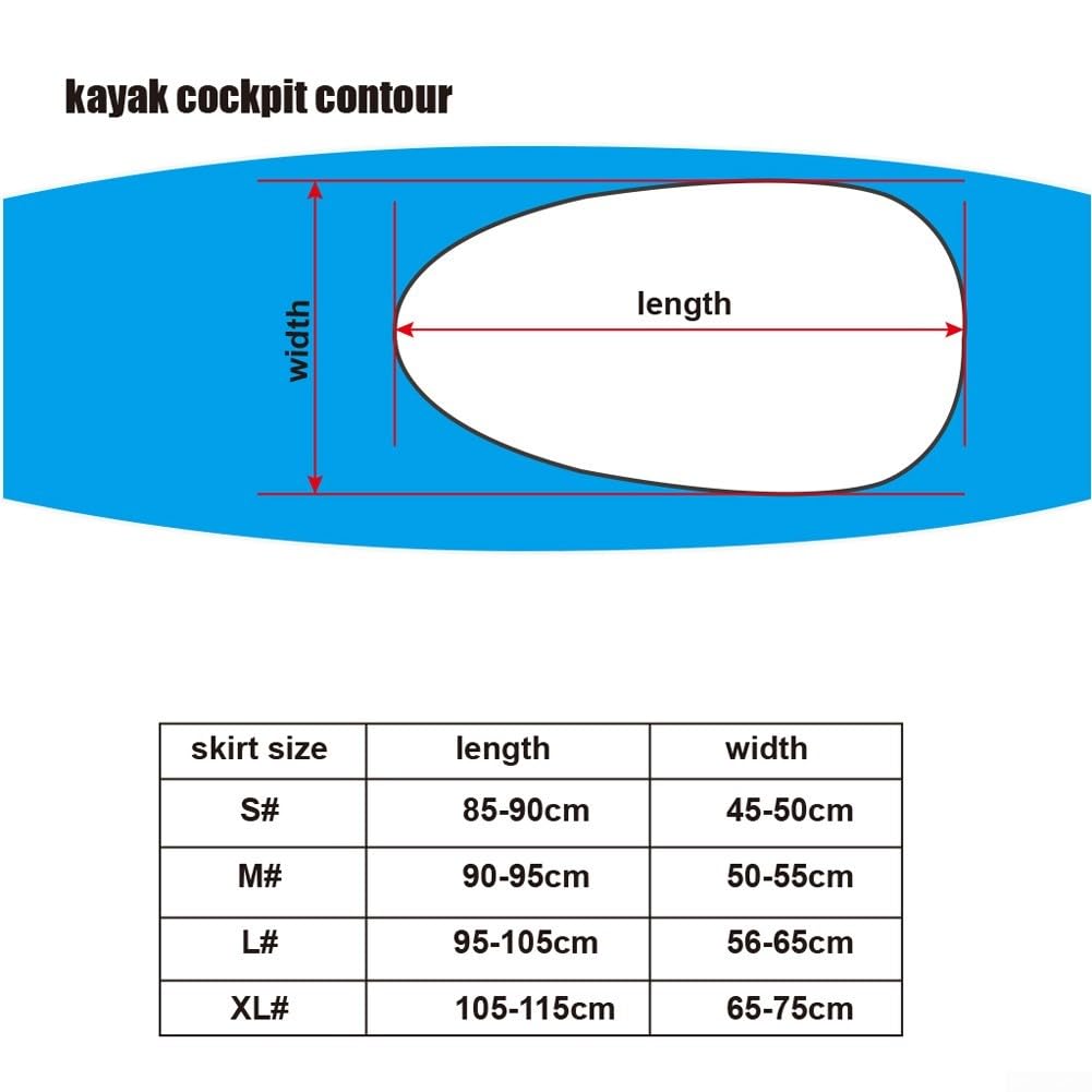 **Waterproof Kayak Spray Skirt Deck Cover - XL Gray - Universal Fit for Canoe, Marine Boat & Kayaking - Stay Dry in Rough Waters & Splash Protection**