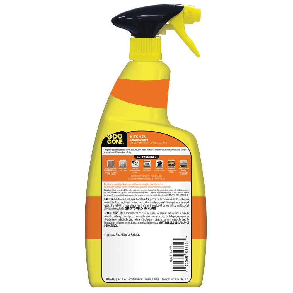 Goo Gone Kitchen Degreaser - 28oz for Grease & Grime - Perfect for Stovetops & Ovens