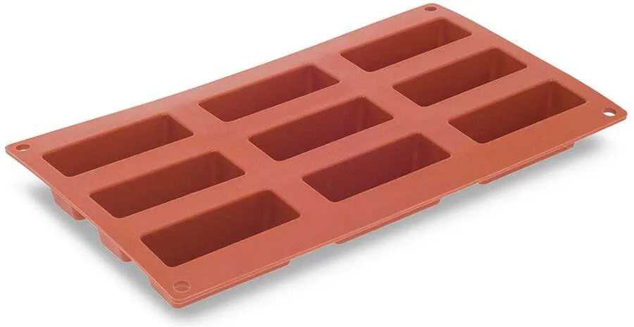 Non-Stick Orange Silicone Bread Loaf Pan - 9 Inch Tapered Loaf Pan for Baking Homemade Bread, Banana Bread & Pound Cake | Perfect for Oven, Dishwasher Safe & Easy Release