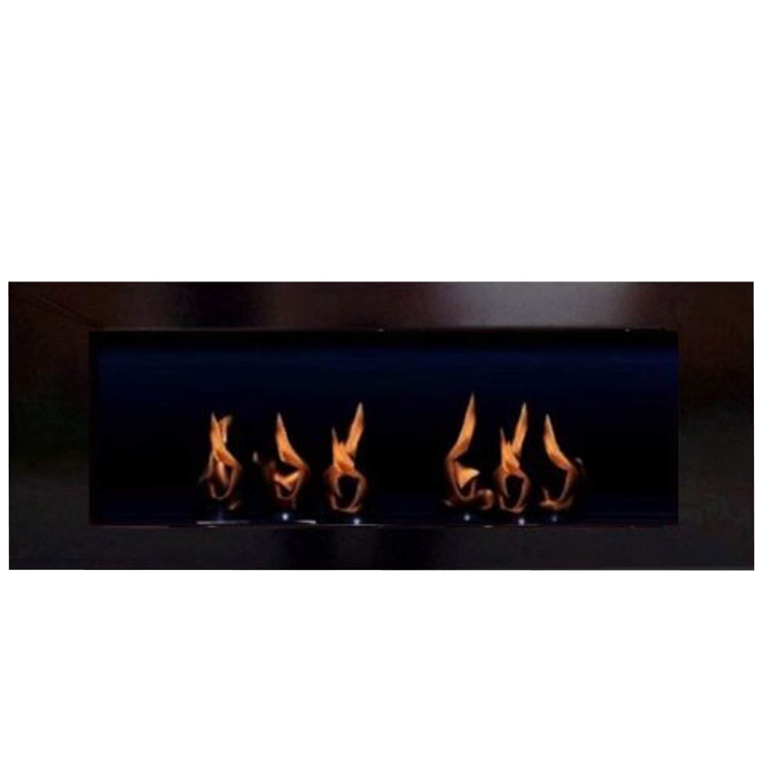 Premium Gel & Ethanol Fireplace - Celin Black - Modern Indoor/Outdoor Decorative Heating Solution for Living Rooms, Patios & Gardens