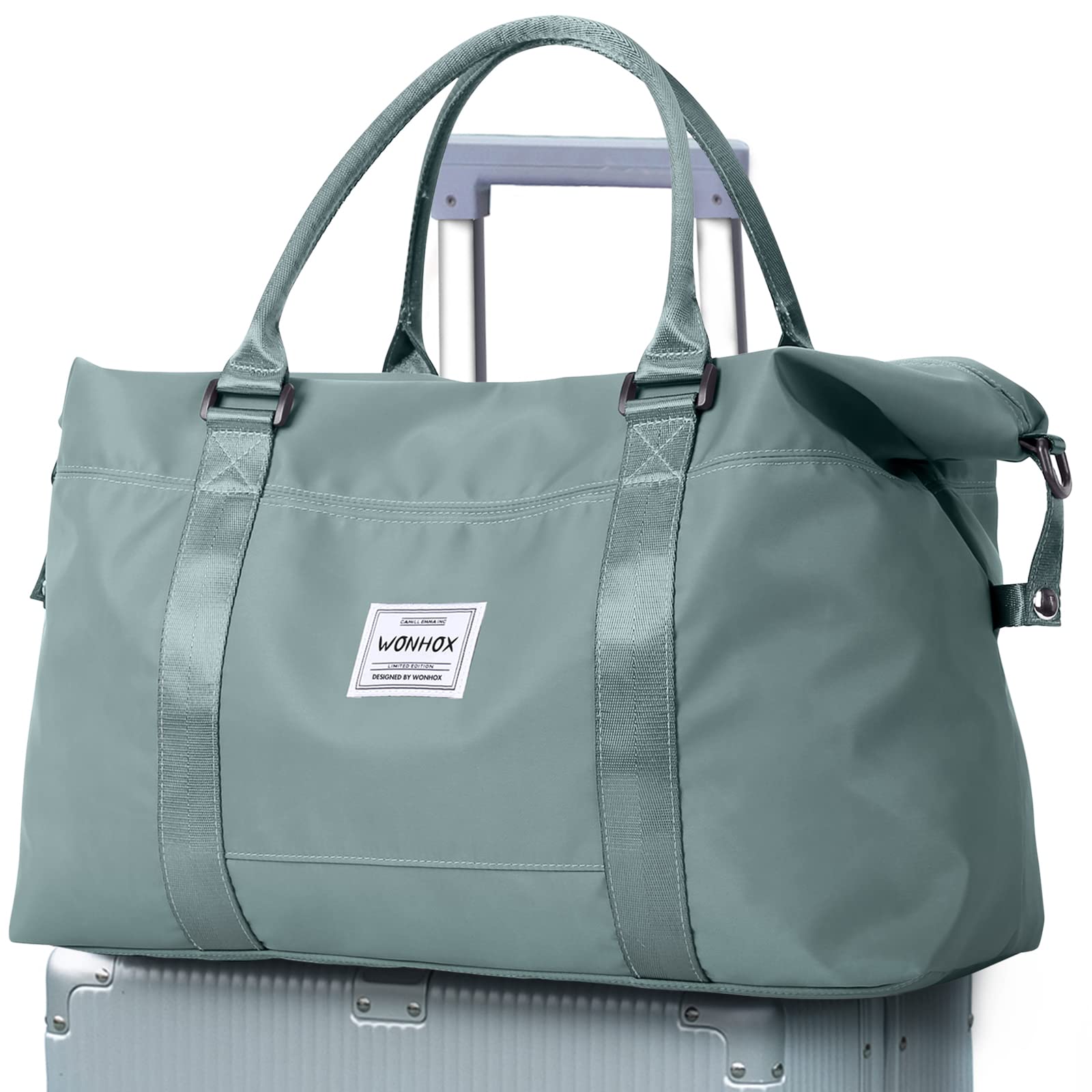 VECAVE Women's Weekender Bag - Carry On Overnight Bag with Trolley Sleeve, Gym Tote & Travel Duffel - Perfect for Business Trips, Gym Workouts & Weekend Getaways