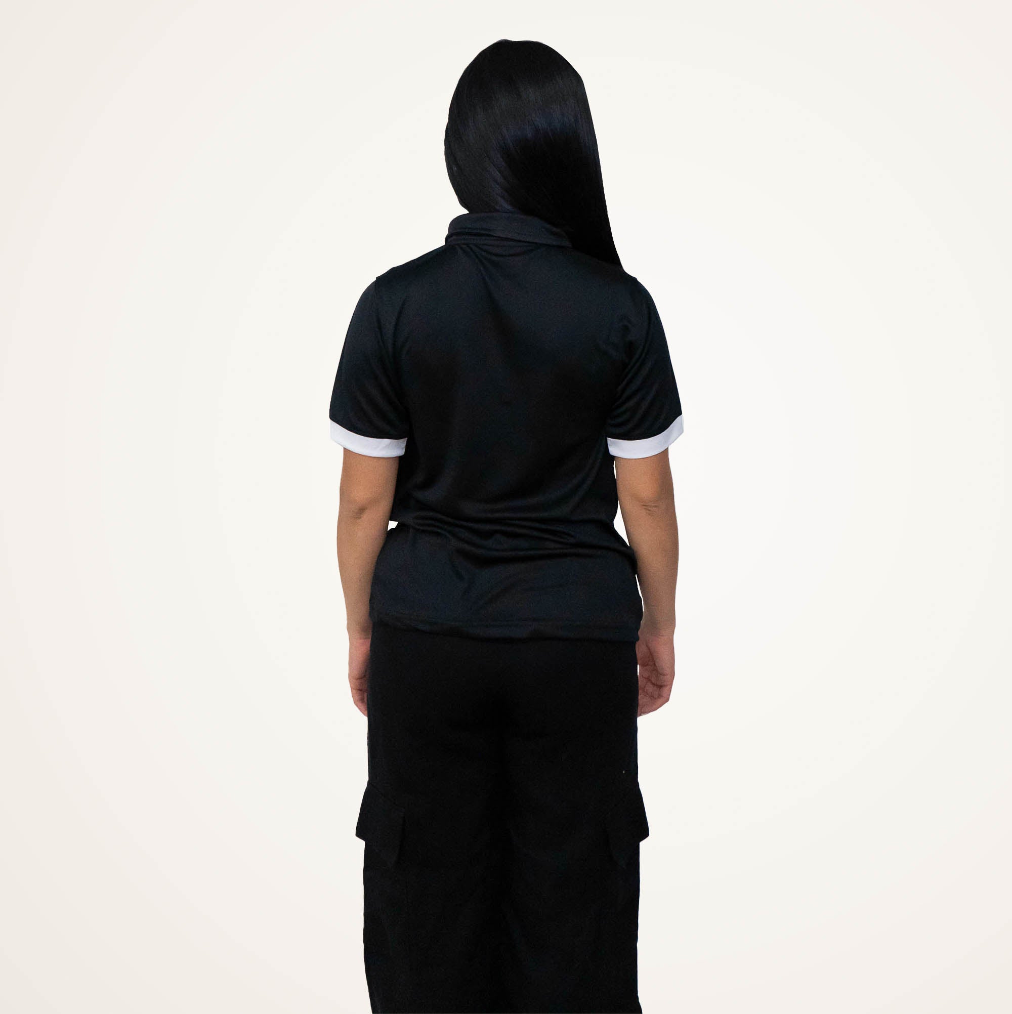 Brooklyn FC Women's Black Polo Shirt - Breathable & Stylish Soccer Jersey for Training & Matches - Perfect for Fans, Players & Casual Wear