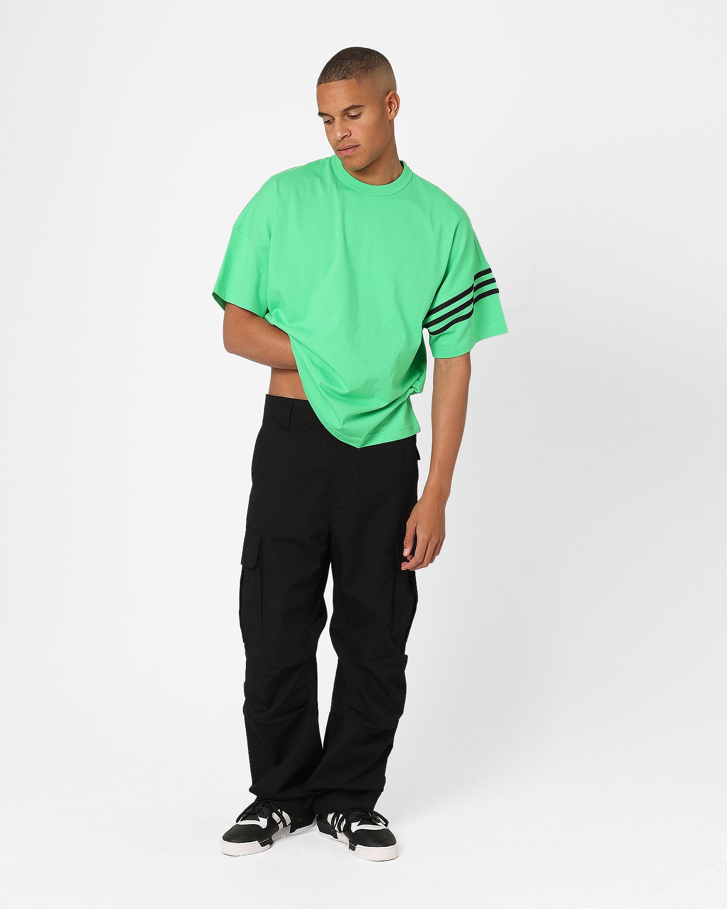Adidas New C T-Shirt for Men - Comfortable Semi-Screaming Graphic Tee for Casual Wear & Street Style