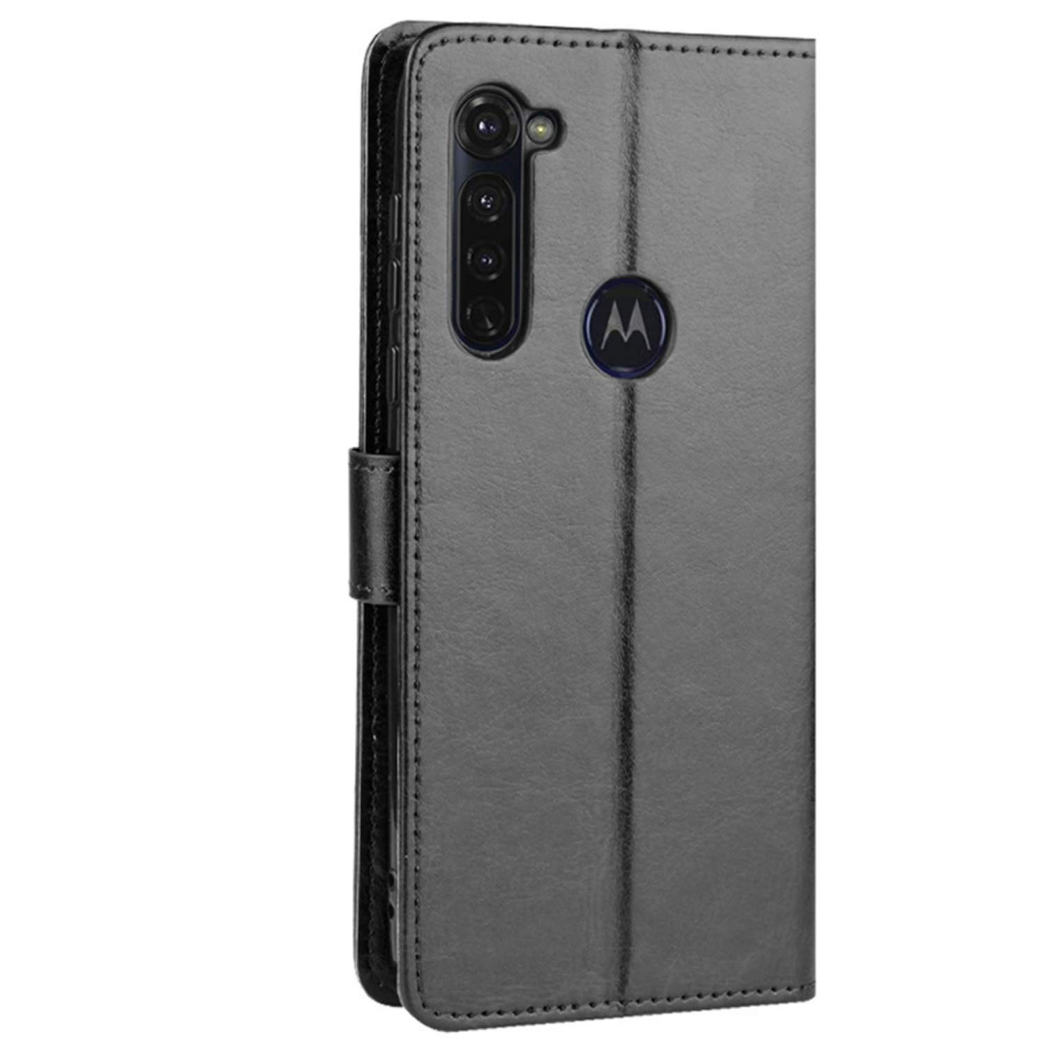 **Motorola Moto G Stylus 2020 Phone Case - Shockproof PU Leather Magnetic Flip Cover with Card Slot Holder | Retro Book Wallet Design for Daily Protection & Convenience | Perfect for Work, Travel & Everyday Use**