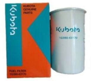 Kubota 1G390 43170 Fuel Filter Replacement - Genuine OEM Part for Kubota Tractors & Equipment - Perfect for Agricultural Machinery Maintenance