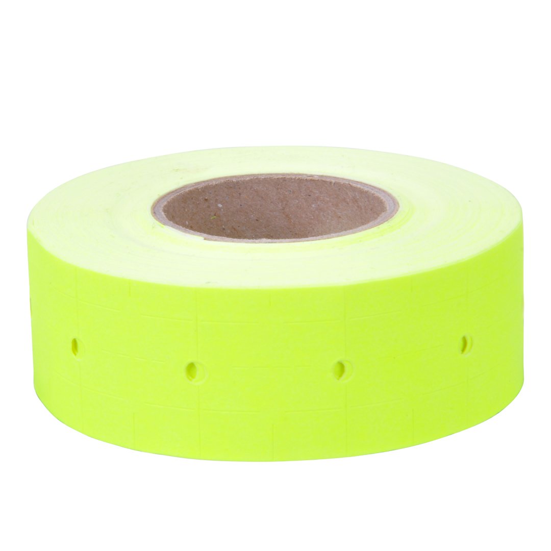16 Pack Fluorescent Chartreuse Labels for Towa® GL, SpeedyMark4 & Halmark Model L Price Guns - Free Ink Roll Included | Perfect for Retail Pricing, Inventory Management & Warehouse Labeling