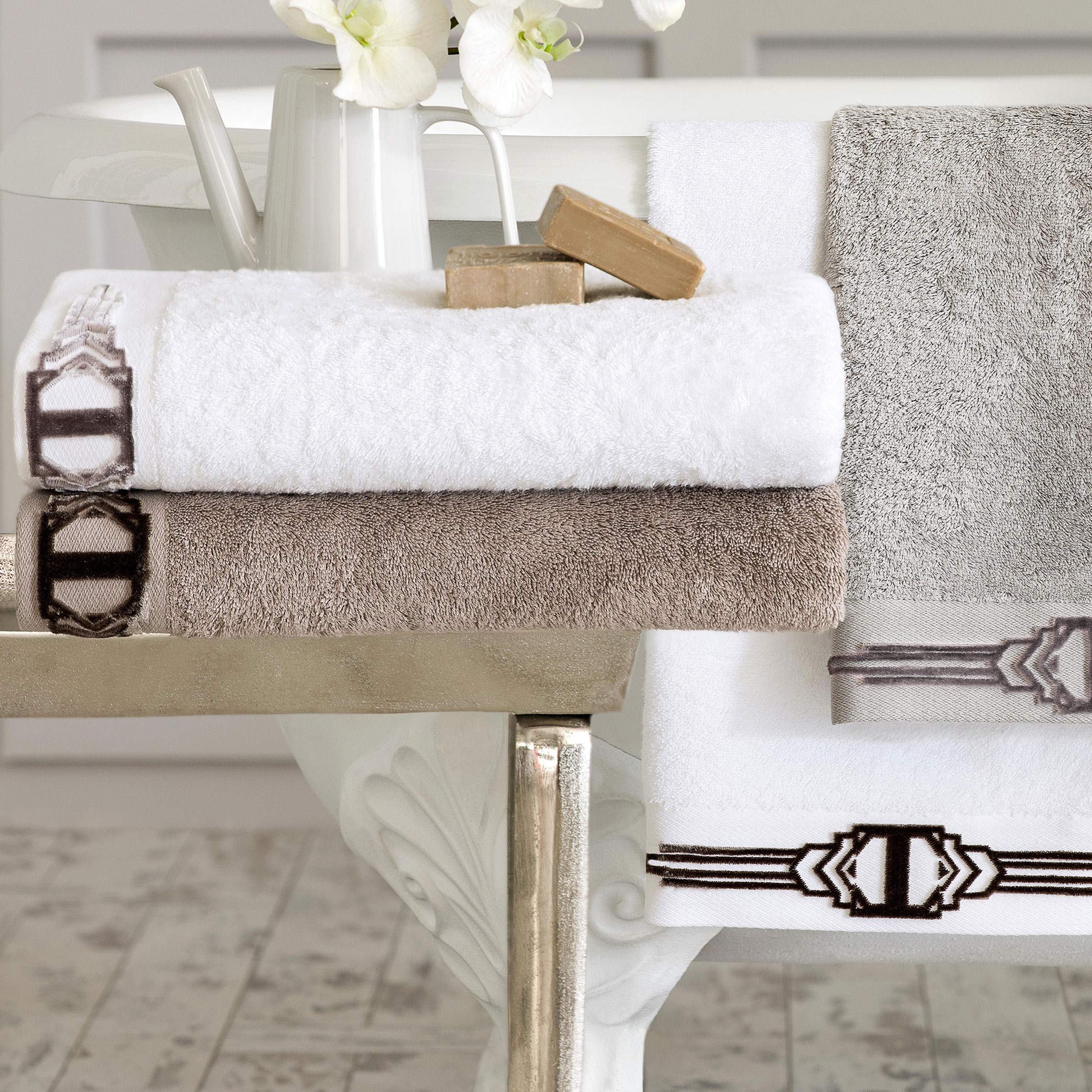 Premium 600 GSM Natural Combed Cotton Terry Towel - Ultra Absorbent, Soft & Durable Bath Towel Set for Spa, Gym, Beach & Luxury Home Use