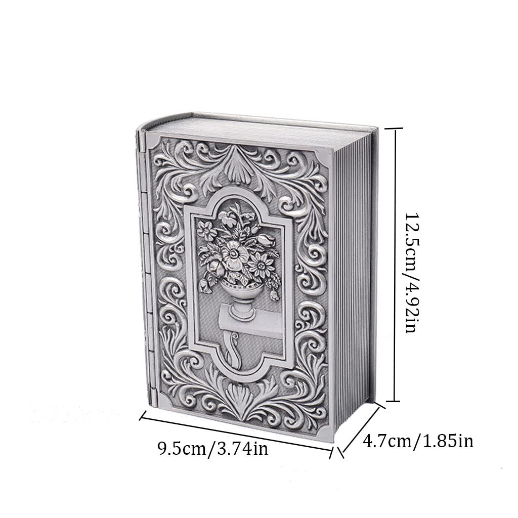 Elegant Metal Jewelry Organizer Box - Portable Travel Jewelry Case for Rings & Earrings | Jewelry Storage & Display | Perfect for Travel, Home Organization & Gift Giving