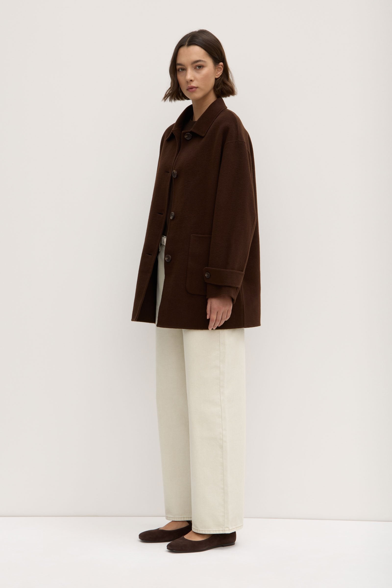 Pierra Women's Wool Coat - Warm Winter Long Overcoat for Ladies, Perfect for Office, Dating, and Outdoor Activities