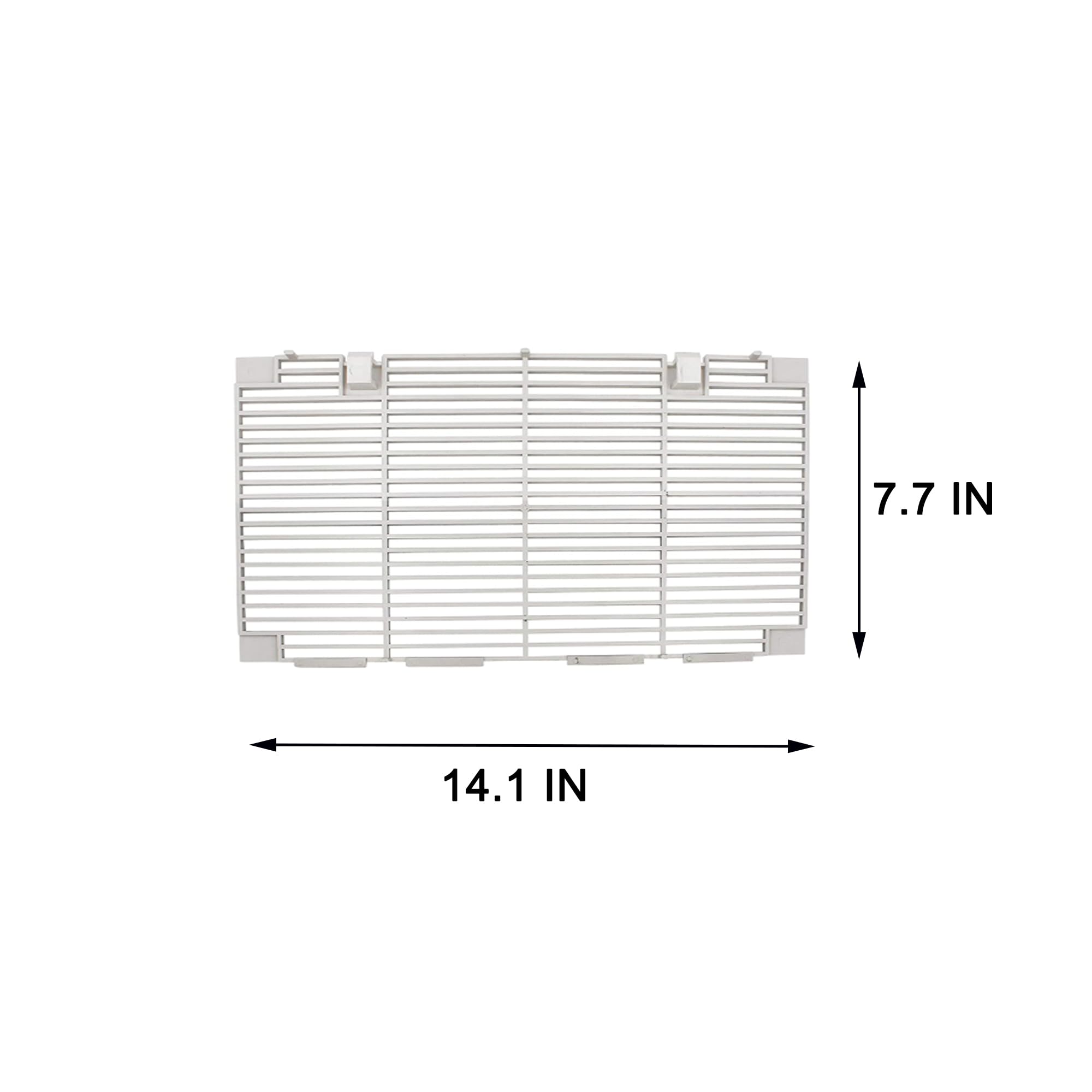 iFJF RV Air Conditioner Ducted Air Grille & Filter Pad Assembly Replacement for 3104928.019 - Easy Install Polar White (2-Pack) - Perfect for RV AC Maintenance & Cooling System Upgrades