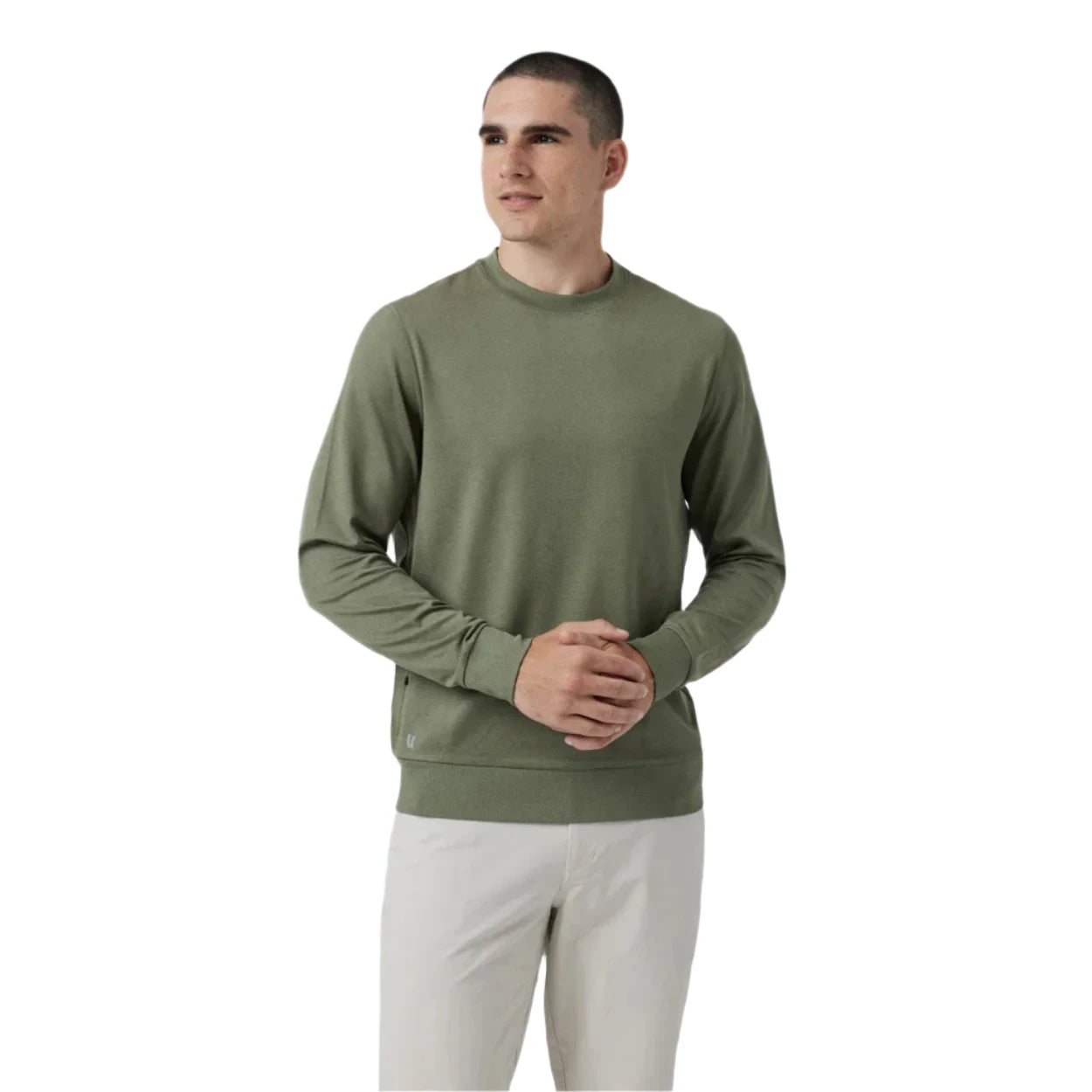 Men's Ponto Performance Crew Neck T-Shirt - Moisture Wicking, Breathable & Quick Dry for Workout, Running & Gym