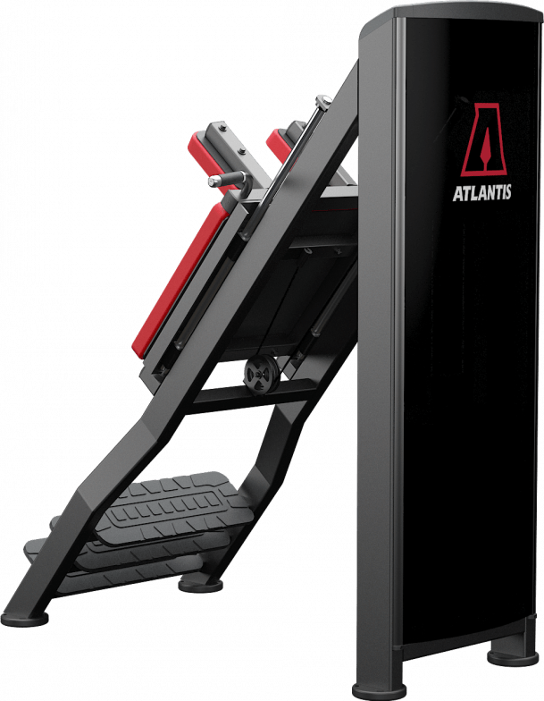 ATLANTIS Incline Calf Raise Machine - Professional Gym Equipment for Home & Commercial Use - Perfect for Leg Workouts, Strength Training & Fitness Enthusiasts