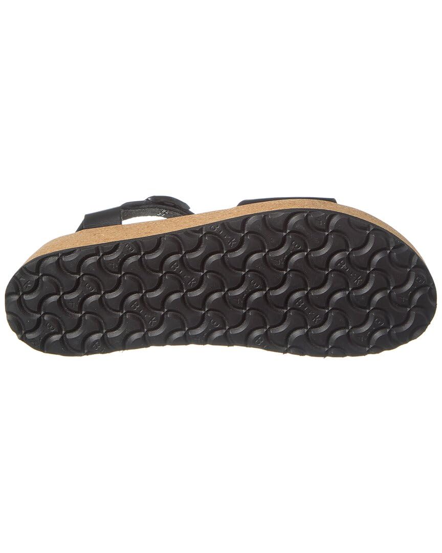 Birkenstock Women's Ankle Strap Sandals - Sierra Black Oil Leather | Comfortable Arch Support for Walking, Travel & Casual Wear