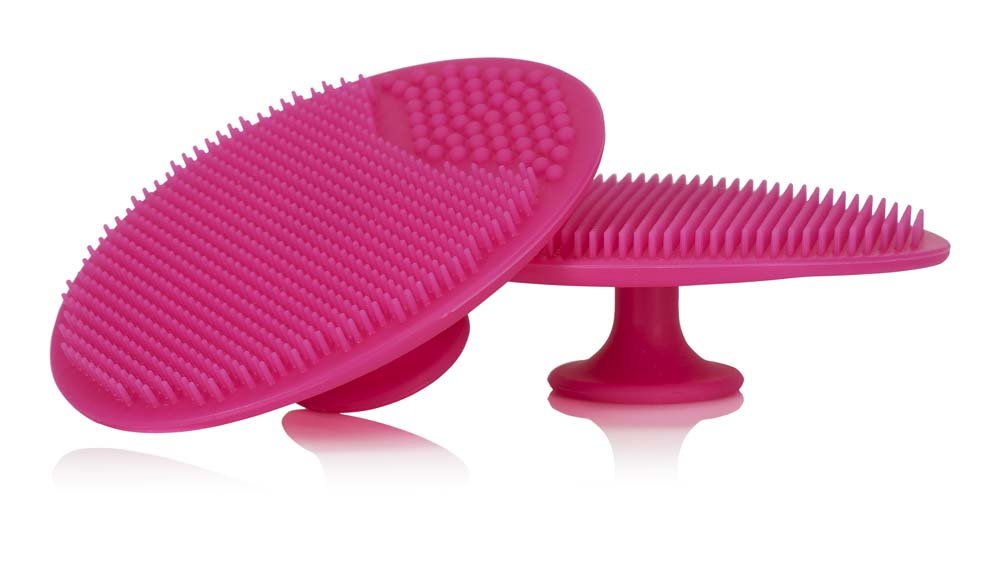 NPW Face Exfoliator Brush Pad - 2 Pack Silicone Cleansing Pads for Deep Pore Cleaning & Gentle Exfoliation | Perfect for Daily Skincare & Makeup Removal