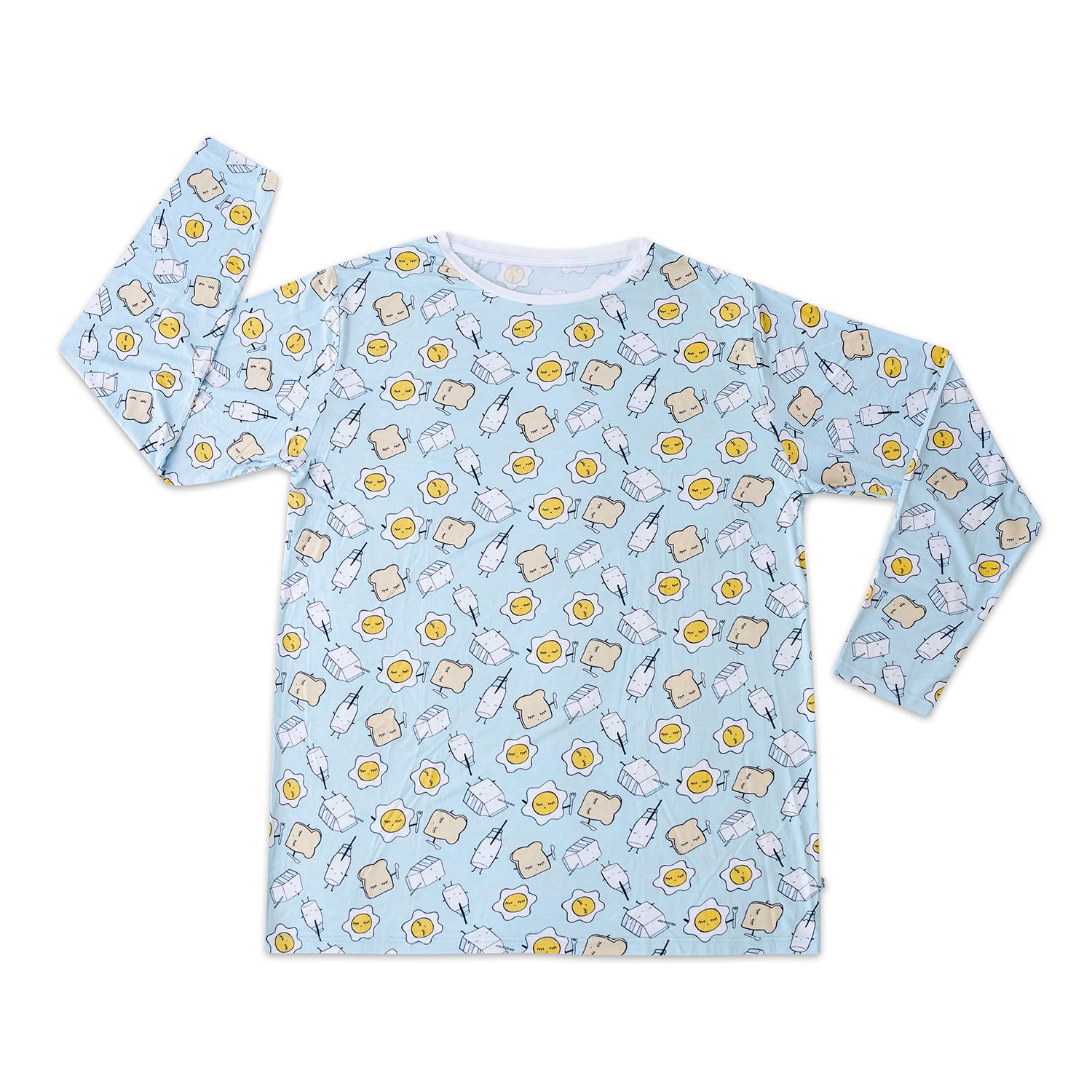 Little Sleepies Men's Bamboo Viscose Pajama Shirt - Soft & Breathable Sleepwear Top for Men | Cozy Lounge Wear for Relaxing at Home & Comfortable Nighttime Sleep
