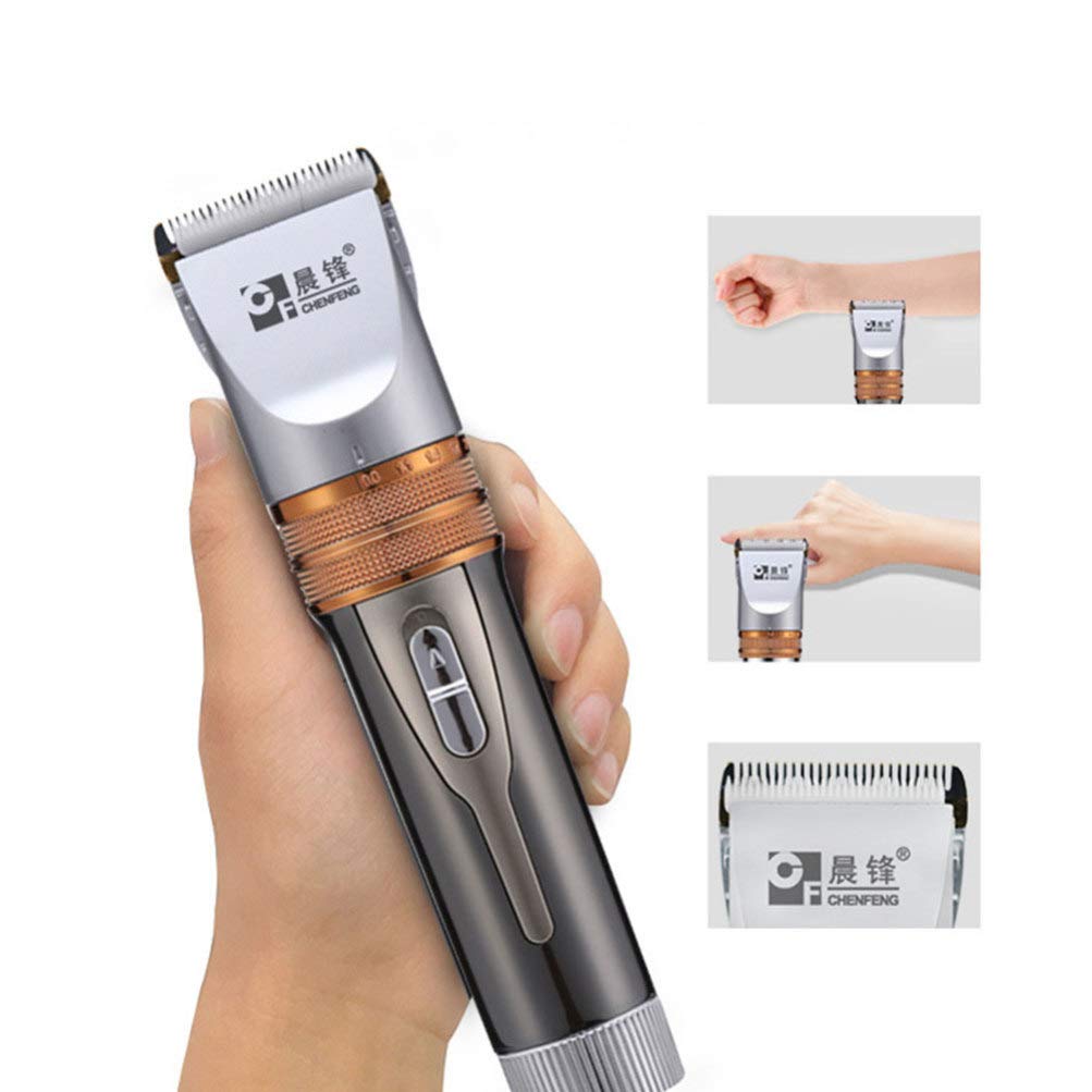 Minkissy Rechargeable Cordless Hair Clipper for Men - Professional Beard Trimmer & Hair Cutting Machine with USB Charging | Perfect for Home Barbering, Travel & Personal Grooming