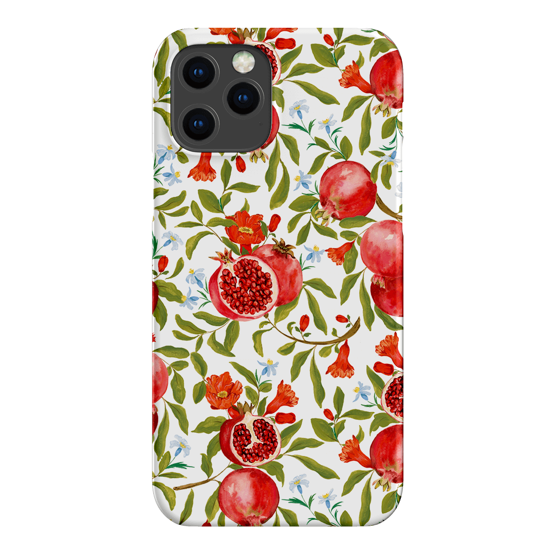 Premium Pomegranate Design Shockproof Phone Case for iPhone 15/14/13/12/11 Pro Max - Trendy Protective Cover with Anti-Slip Grip (Perfect for Daily Use, Travel & Outdoor Activities)