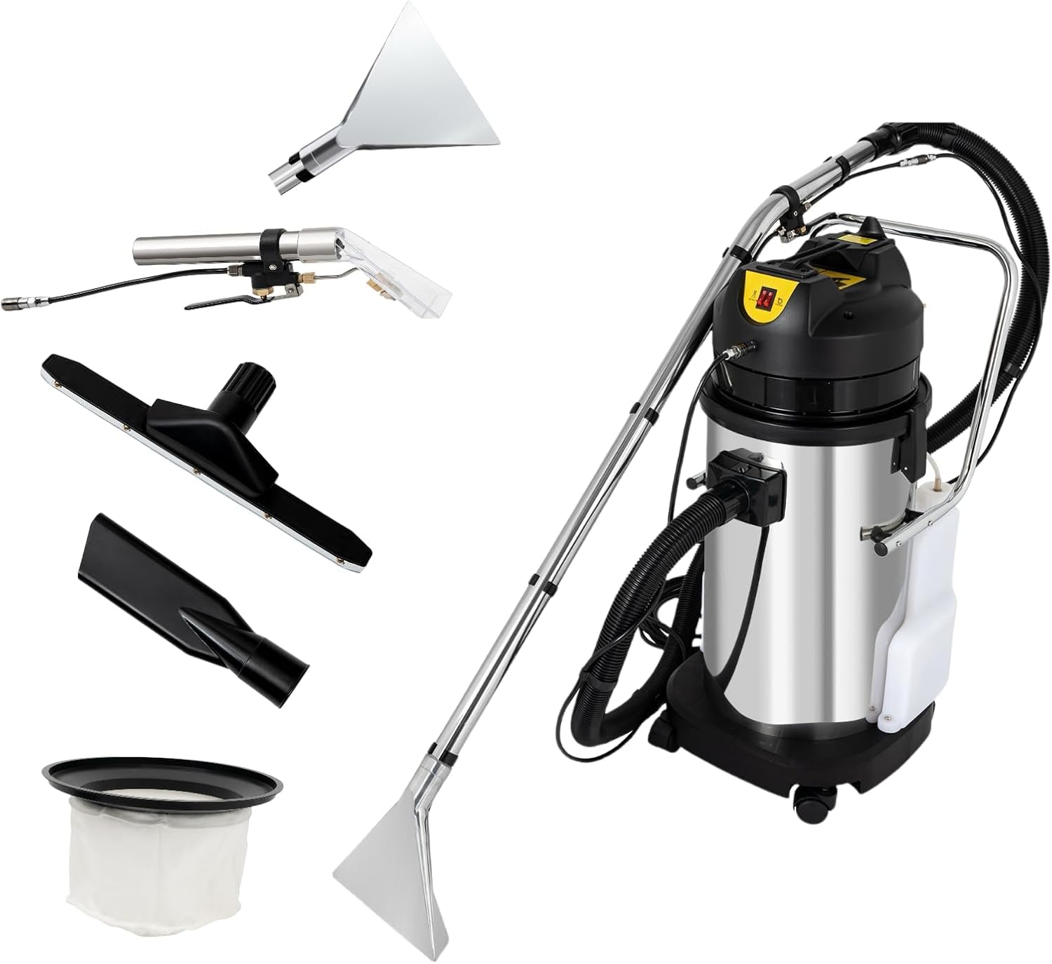 40L Commercial Carpet Cleaner Machine - Professional Industrial Deep Cleaning Equipment for Hotels, Offices, Restaurants | Heavy-Duty Stain Removal for Carpets, Upholstery & Rugs | 2-Pack Bundle