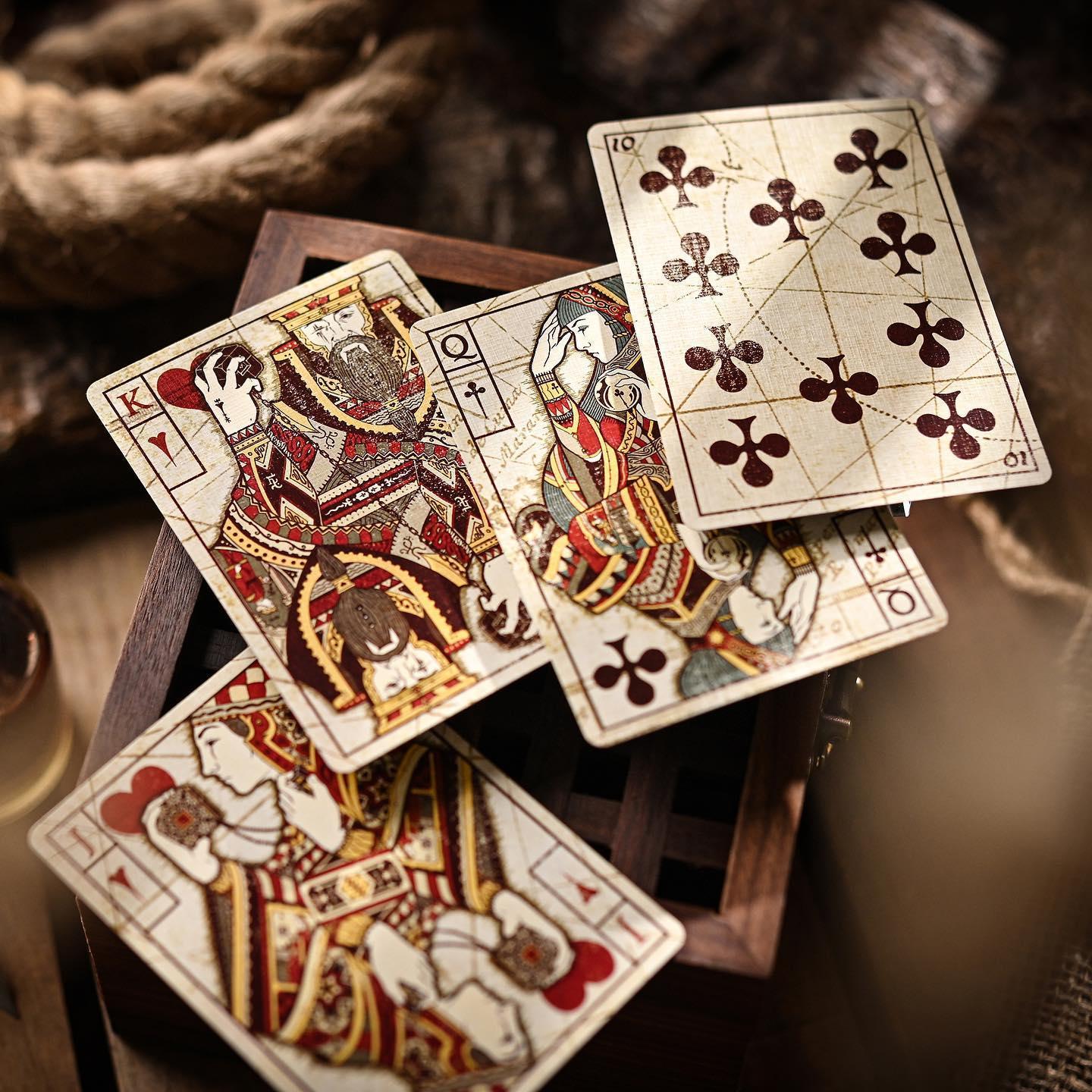 Eye of the Ocean Playing Cards - Premium Waterproof Poker Deck for Travel & Beach Games | Solis Brand
