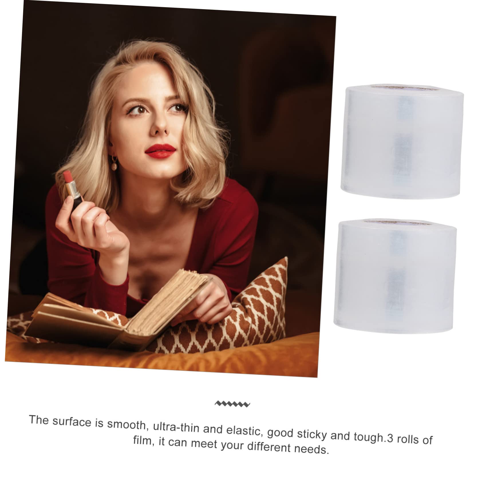 Balacoo 6 Rolls Lip Mask Set - Exfoliating Lip Scrub, Tinted Lip Gloss, Hydrating Lip Oil & Plumping Lip Care Kit with Clear Foam Pouches | Perfect for Daily Lip Care, Spa Treatments & Gift Giving