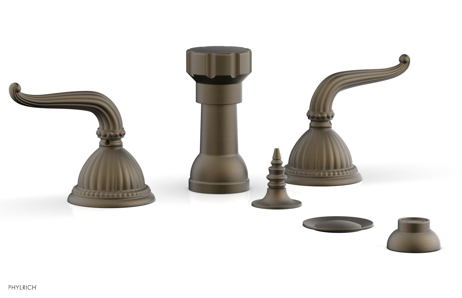 Premium Georgian & Barcelona Style 4-Hole Bidet Faucet Set K4141 - Modern Bathroom Upgrade for Hygiene & Comfort