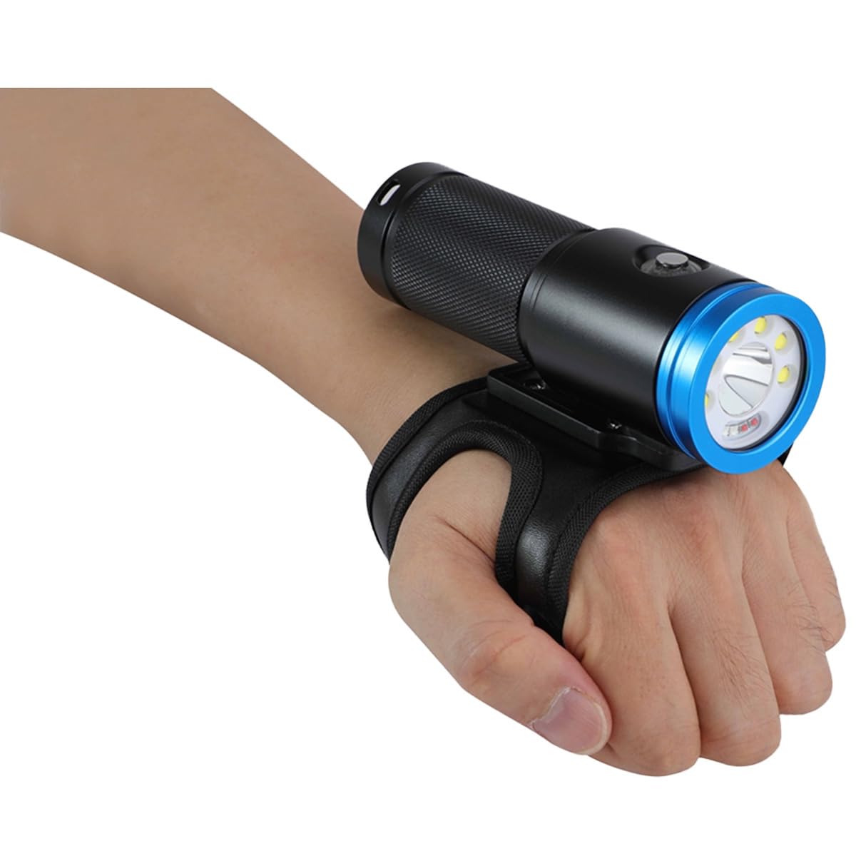 Bigblue VTL 2900 Lumen Diving Flashlight - Wide & Spot Beam (1000 Lumen) with Blue Light Mode for Scuba Diving, Night Fishing & Underwater Exploration