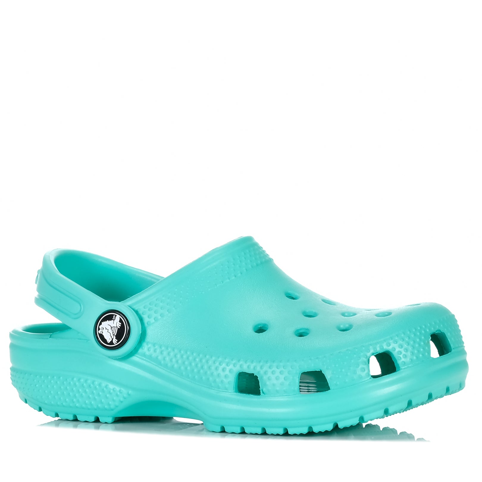 Crocs Kids Classic Clog Lagoon | Comfortable Lightweight Water Shoes for Boys & Girls | Perfect for Beach, Pool, and Outdoor Play