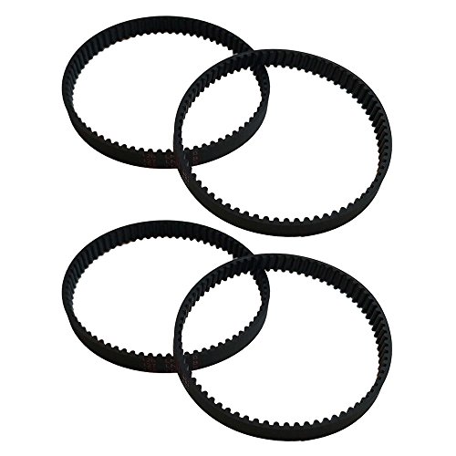 Dyson DC17 Vacuum Belts 4-Pack - Compatible with DC-17, DC17 Animal, 8MM Belt (Part #911710-01) - Durable & Long-Lasting Vacuum Replacement Belts for Powerful Suction - Ideal for Pet Hair, Deep Cleaning & High-Traffic Areas