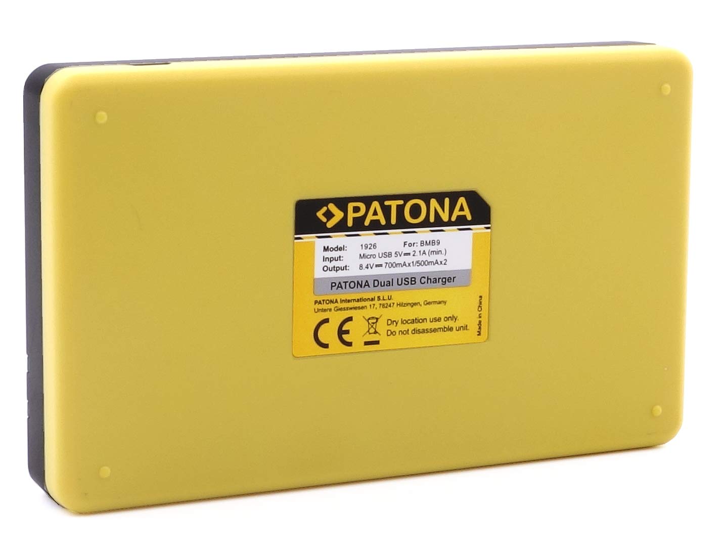 PATONA DMW BMB9 E Battery Charger for Canon Cameras - Fast & Reliable Power Solution for Photography, Travel & Professional Use