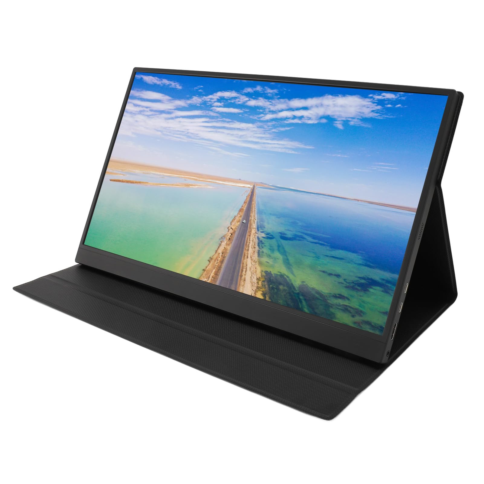 Vikye 17.3 Inch Portable Monitor with 2.5K HDMI Display, 60Hz Refresh Rate, Built-in Speakers, 16:9 External Expansion Screen - Perfect for Laptop Extensions, Gaming, and Business Presentations